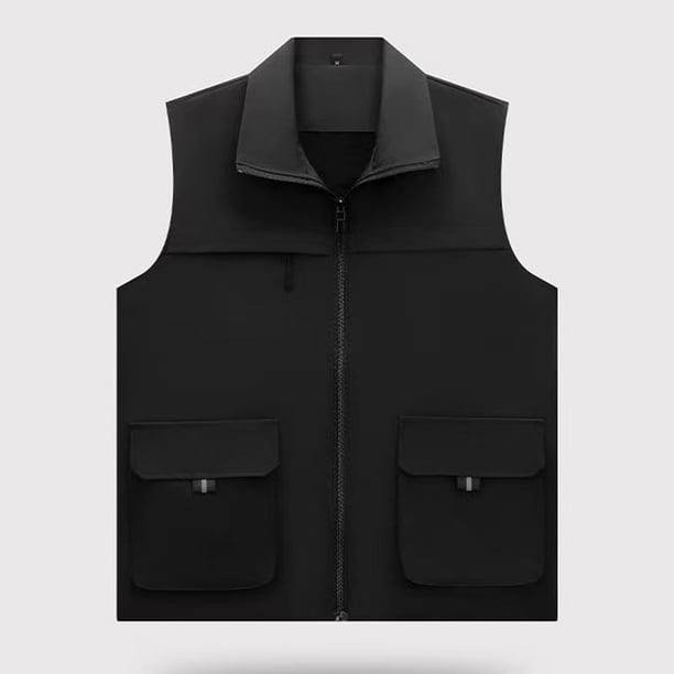 TaTaai Breathable Women Collared Vest Jacket Fishing Hiking Travel Outdoor Lightweight Quick Drying Machine Washable No Fading Sports Casual Daily Wear Top Gift