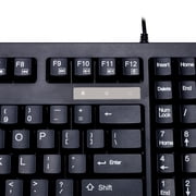 Adesso AKB-425UB - Easytouch Rackmount USB Touchpad Keyboard, Black