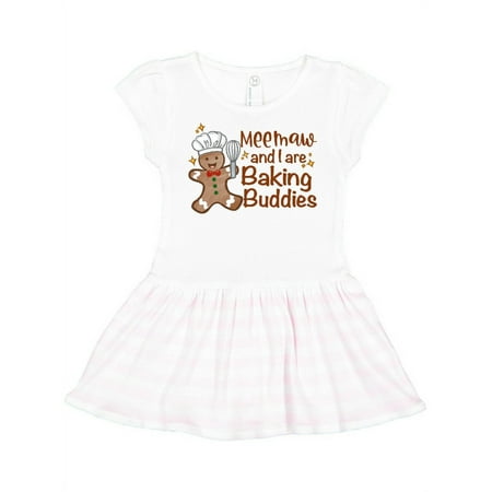 

Inktastic Meemaw And I Are Baking Buddies Gift Toddler Girl Dress