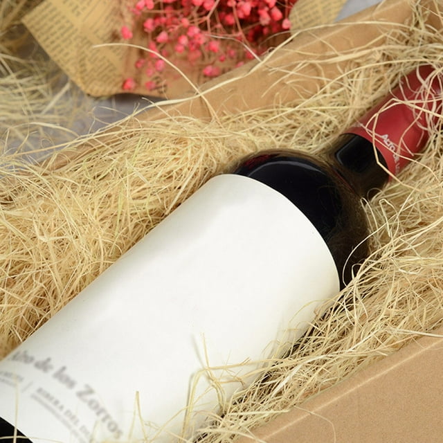 Natural Sisal Raffia Straw Gift Box DIY Decor Packaging Packaging Filling Material Filling Packing Supplies Wrapping Party Flower Decoration Accessories