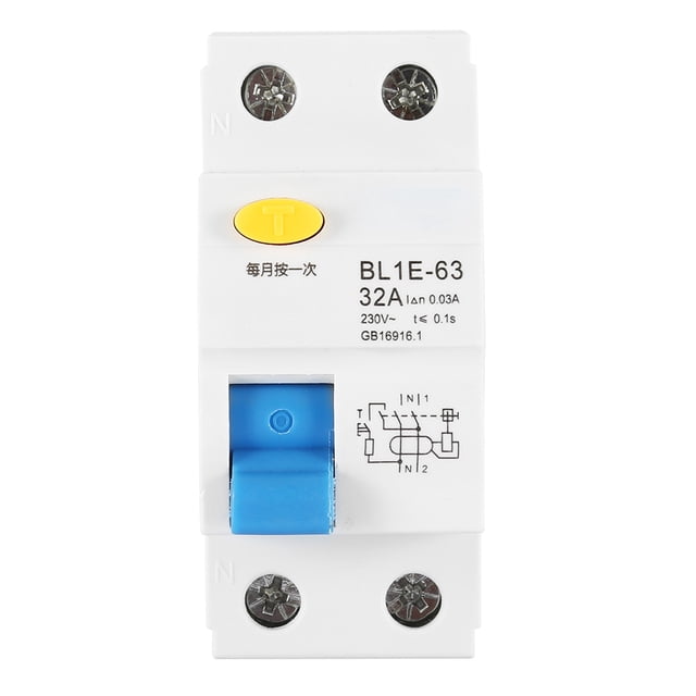 Interruptor diferencial BL1E-63 32A 1p N RCCB 230V 30mA