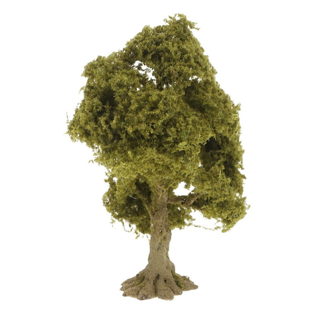 Árbol de paisaje en miniatura para mesa de arena, modelo realista de árbol en miniatura para escritorio de oficina, estantería, modelo de ventana para decoración del hogar y jardín.