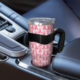 thumbnail image 5 of 40oz Tumbler,Pink Breast Cancer Insulated Tumblers with Removable Handle,Stainless Steel Double Vacuum Coffee Tumbler Cup with Straw for Home,Office,Travel,Party, 5 of 5