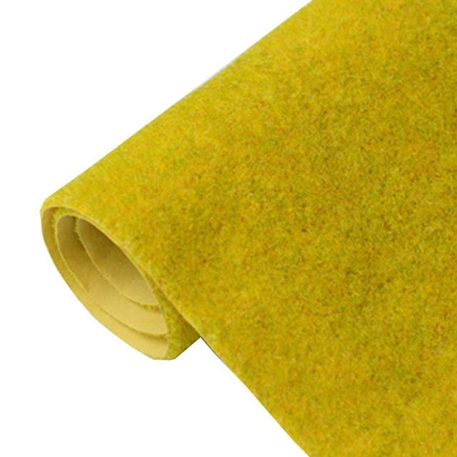 41 * 100cm Modèle Gazon Papier Peluche Nylon Simulation Pelouse Décoration Jaune Bleu