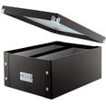 thumbnail image 2 of Snap-N-Store Double Wide CD Storage Box, Black, 2 PK, 2 of 5