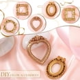 thumbnail image 5 of 10 Pcs Vintage Mini Picture Frames Baroque Antique Small Resin Jewelry Display Table Frame for Christmas DIY Photo Holiday Party Decoration, 5 of 7