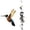 Hummingbird, variant on Metal Wind Chimes For Home Outdoor Garden Decoration Tubing Sculpture With Resonant Tones And Sleek Modern Design Wind, 29x12x6 cm, ButterflyA