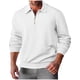 thumbnail image 2 of pstuiky Camisas de invierno de manga larga para hombre, Sudadera informal de manga larga con cremallera y cuello vuelto para hombre, color liso camisetas de hombre s, 2 of 9
