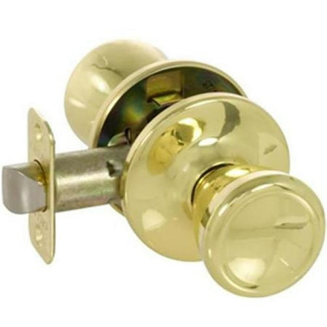 The Delaney 115T-BR-CS-US3 View Pack Braydn Knob Dummy Bright Brass Clamp