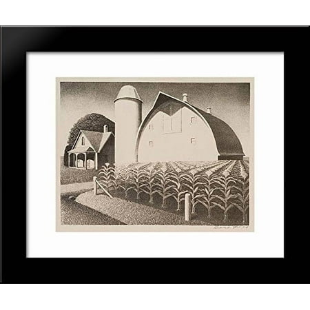 Fertility 20x24 Framed Art Print by Grant Wood