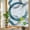 Teal, variant on Rainbow Window Privacy Film, Turquoise Grey Static Cling Window Film PVC, Geometric Circle Modern Abstract Simple Art No Glue UV Blocking Glass Covering, Removable Stained Glass Sticker 17.7''x39.3''