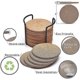 thumbnail image 5 of Natural Cork Coasters Round 16 Piece Set Absorbent Eco-friendly Heat Resistant Reusable 1, 5 of 5
