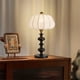 thumbnail image 5 of Lámpara de mesa junto al sofá de la sala de estar, decoración retro de madera for sala de estar, dormitorio y estudio., 5 of 5
