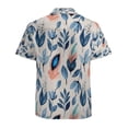 thumbnail image 3 of High Quality Hawaiian Shirts for Men Short Sleeve Aloha Beach Shirt Floral Summer Casual Button Down Shirts Blouses XYXYXQ, 3 of 7