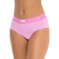 thumbnail image 2 of Kindly Yours Women's Cotton Hipster Panties, 3-Pack, Sizes XS to XXXL, 2 of 6