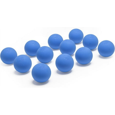 Champion Sports Lacrosse Balls: Official Size Sporting Goods Equipment for Professional, College & Grade School Games, Practices & Recreation - NCAA, NFHS and SEI Certified - 12-Pack - Blue
