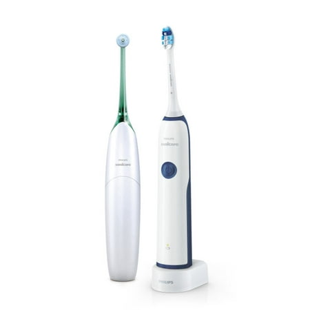 Philips Sonicare Essence+ Gum Health & Airfloss Rechargeable Electric Flosser, Bundle Value Pack, (Best Electric Flosser 2019)