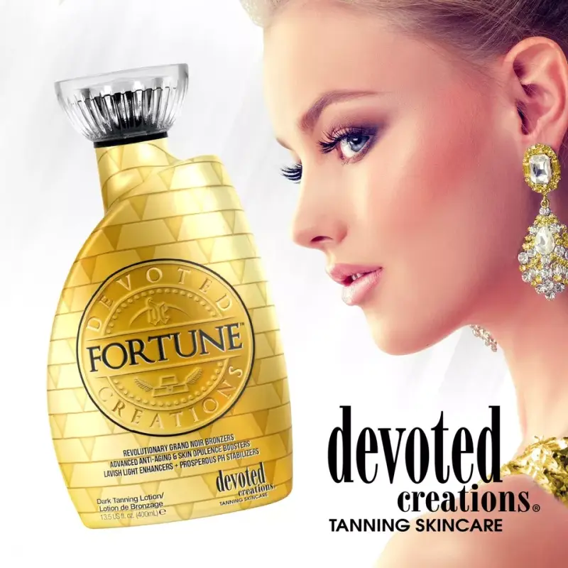 Allure Devoted Creations Fortune Bronzer w/ Anti-Aging Tanning Lotion - 13.5oz