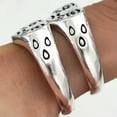 thumbnail image 3 of HOOUN 30pcs Crying Face Adjustable Ring Women Tears Open Rings Creative Design Jewely, 3 of 5