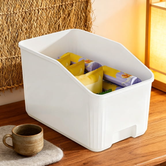 Narrow Space Storage Cabinet Box - Kitchen Sundries Snack Condiment Organizer, Versatile Sorting Basket for Home Narrow Gaps & Countertops, 13.19*9.06*6.89in, B