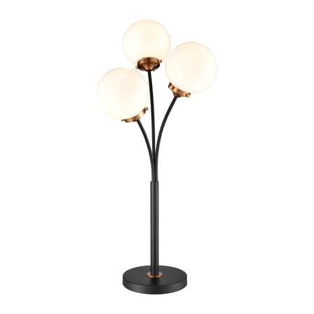 Elk Home 15-Inch Wide Boudreaux Table Lamp, Transitional, Matte Black
