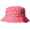 Magenta Palm Tree, variant on Baby Banz Baby Girls Bucket Hat, White Palm Tree, 0-2 Years