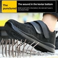 thumbnail image 4 of Steel Toe Cap Boots Men Women Work Boots Breathable Safety Trainers Lightweight Safety Shoes Non-Slip, 4 of 7