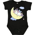 thumbnail image 3 of Inktastic Unicorn Moon Girls Baby Bodysuit, 3 of 5