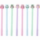 thumbnail image 1 of 8 pcs Owl Shaped Ballpoint Pen Cute Owl Gel Ink Pen Cartoon Animal Pen for School Office Stationery Writing Supplies - 0.5 mm, 1 of 5