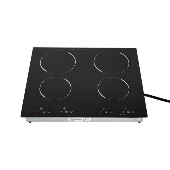 110V 3000W 4-Burner Electric Ceramic Cooktop,Touch Control,9 Gears,Safe & Efficient,for Home & Commercial Use