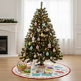 thumbnail image 2 of Gytml Double-Sided 4Th Of July Easter Tree Skirt, 1Pc Reversible Fade-Resistan Patriotic Star Easter Egg Tree Skirt For Holiday Seasonal Decor Blue-90cm, 2 of 4
