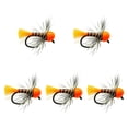 thumbnail image 3 of 5x Tungsten Jig Fly Fly Bead de tungsteno Vigastador Naranja, 3 of 8