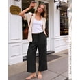thumbnail image 4 of REDESS Capri Pants for Women Summer Capris Adjustable Drawstring with Pockets M-XXXL, 4 of 7