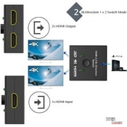 FLPOWER F73 HDMI 2.0 Bi-Direction Switch Cable Splitter