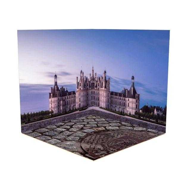 1/12 telón de fondo mostrar escena fondo organizador Diorama colección diseño de almacenamiento para figuras de acción muñecas vehículo escena juguete Estilo C CUTICAT vitrina de fondo