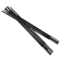 GAXIRE 2Pcs Outdoor Camping Fiber Glass Rod Replacement Tent Accessories Black