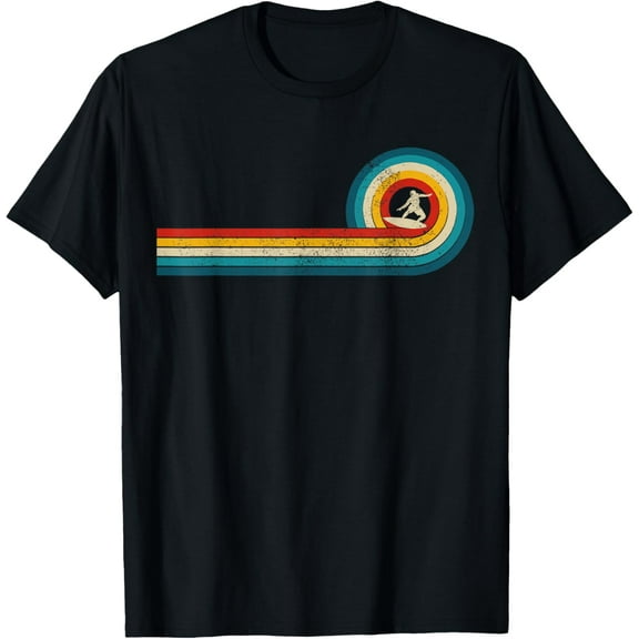 Surfer Gift Vintage Wave Retro Surfing Surf Beach T-Shirt