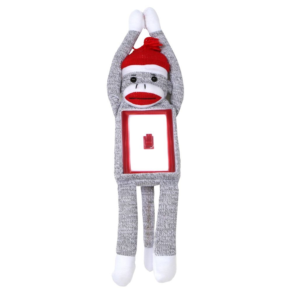 sock monkey night light