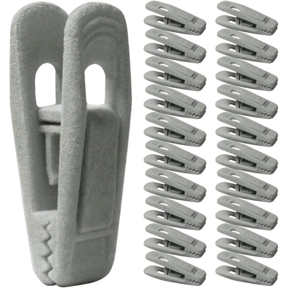 Velvet Hanger Clips
