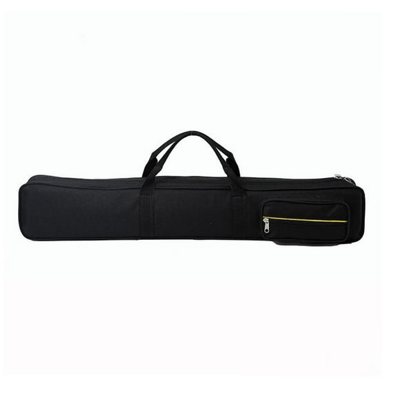 Decodeary Pool Cue Case Snooker Pool Cue Portable Bag Scratch Anti Coffee Bag Carry Container Black 85x18x7cm