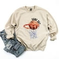 thumbnail image 5 of Basketball Game Day Hoop - Women's Graphic Sweatshirt, 5 of 9