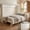 White, variant on Mintazer Farmhouse Full Murphy Wall Bed with Barn Door & Charge Station, Folding Cabinet Bed for Home Office, Gray