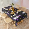 thumbnail image 6 of Halloween Gnomes and Pumpkins Rectangle Tablecloth 60"x102",Waterproof Polyester Rectangle Table Cloth, Wipeable Spillproof Polyester Tablecloth for Dining, Camping, Indoor and Outdoor, 6 of 6