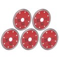 thumbnail image 1 of Disco De Corte De Cerámica, Hojas De Sierra De 105mm, 5 Uds., Hojas De Sierra, Disco De Corte De Cerámica Corrugado De Diamante, Herramientas De Corte Para Carpintería, 105MM ANGGREK Otros, 1 of 8