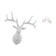 thumbnail image 5 of Estatua de cabeza de ciervo,Decoración de pared con cabeza de ciervo,animales,adorno para el hogar,Escultura de elefante,Esculturas de elefantes de resina para decoración del hogar,Estatuas, 5 of 8