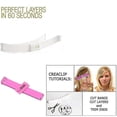 thumbnail image 4 of Fringe Trimming Tool for DIY Bangs - Hair Cutting Guide with Level Ruler & Adjustable Clips, 4 of 4
