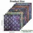 thumbnail image 2 of Scrapbook Paper Pad for DIY Album Scrapbook Greeting Card Background Paper Prussian Blue 152x152x0.2mm Paper, 2 of 8