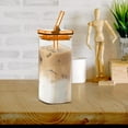 thumbnail image 7 of 400ML Heat-Resistant Glass Cup with Lid & Straw, Multifunctional Cold Drink/Juice/Milk/Coffee Cup for Daily Use, 7 of 7