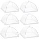 thumbnail image 1 of 6 piezas de cubierta de malla plegable para alimentos, repelente de moscas, para carpas, paraguas, repelente de insectos, repelente de mosquitos, protección para barbacoas, picnics y alimentos, 1 of 5