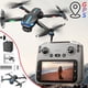 thumbnail image 2 of Pisexur Electrónica para Hombres GPS Drone con Pantalla de 5.6 Pulgadas Control Remoto Motor Sin Escobillas y Luces Geniales Drones 5G RC Quadcopter Para Niños Adultos Electrónica para Niños, Organiz, 2 of 9